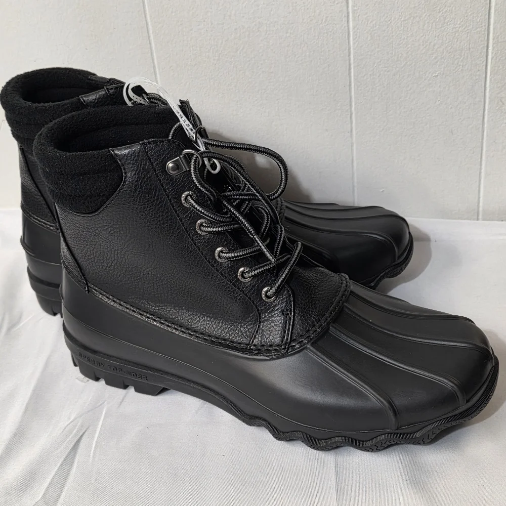 Sperry Avenue Duck Boots Mens Size 9.5 Duck-toe Waterproof Boots New